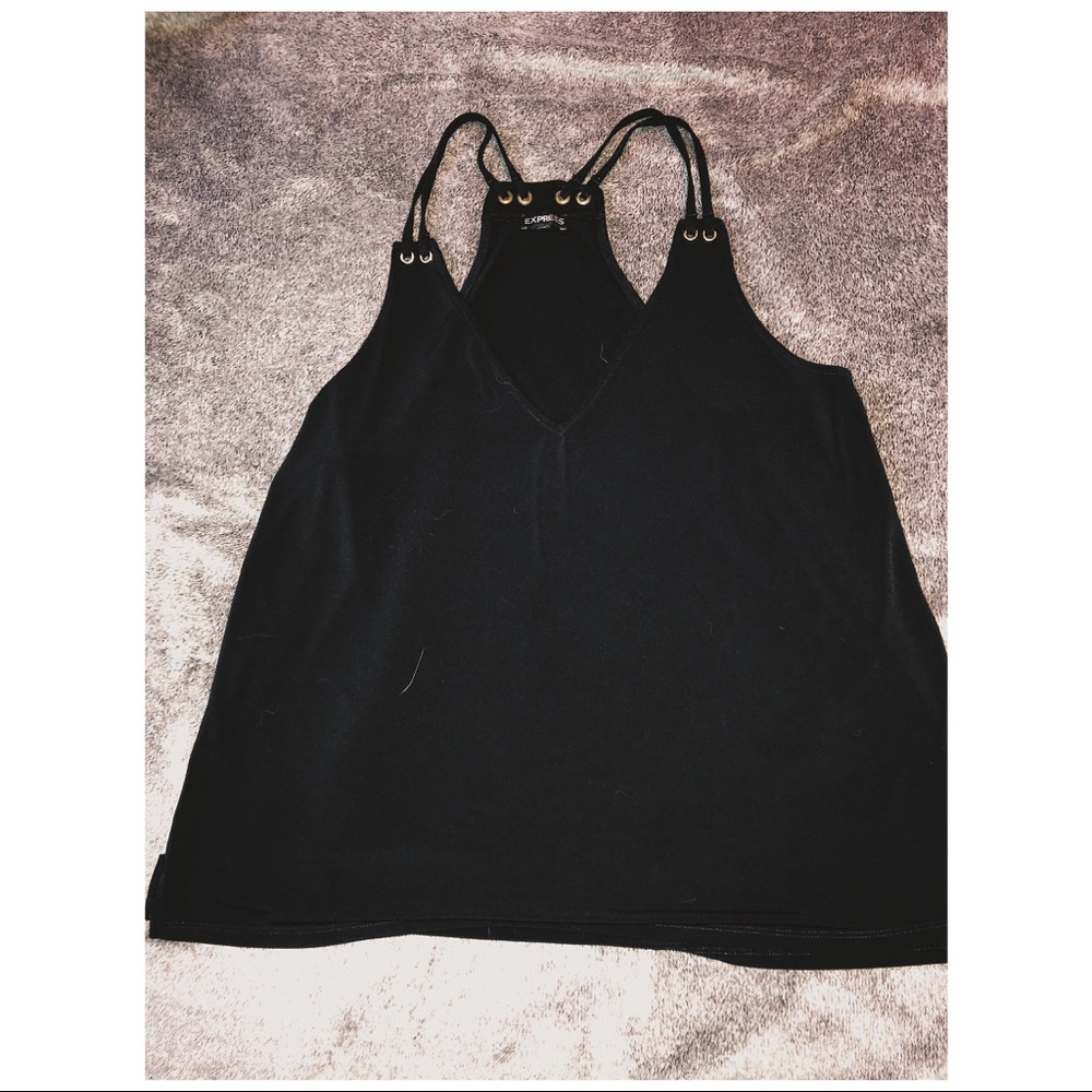 Black Express sleeveless top